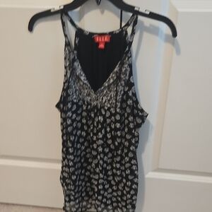 Elle Black and White Patterned Camisole